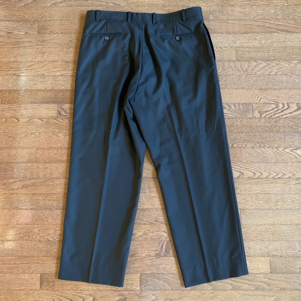 Men’s flat front 100% wool dress pants, 41/30 - Picture 2 of 6